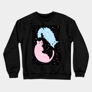 celestial kitties Crewneck Sweatshirt